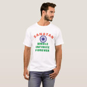 Indien Sanatan Strong Patriotic Desi Indian Prix T-Shirt (Vorne ganz)