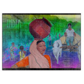 Indien Schneidebrett (Vorderseite)