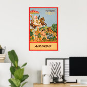 Indien - Shikar - Reiseplakatdrucke Poster (Heimbüro)