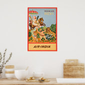 Indien - Shikar - Reiseplakatdrucke Poster (Küche)