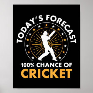 Indien Sport Cricket Fan Cricketer Cricket Spieler Poster