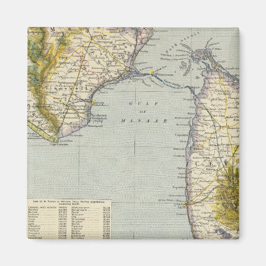 Indien, Sri Lanka Magnet (Vorne)