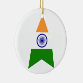 Indien-Stern Keramikornament (Rechts)