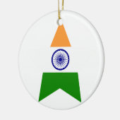 Indien-Stern Keramikornament (Links)