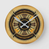 Indien-Stil Runde Wanduhr (Vorderseite)