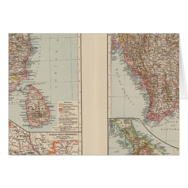 Indien Süd, Birma, malaiische Halbinsel (Vorderseite (Horizontal))