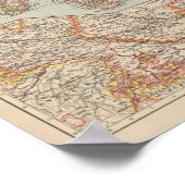 Indien Süd, Birma, malaiische Halbinsel Poster (Ecke)