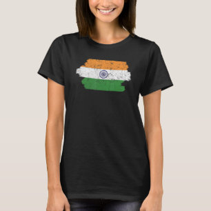 Indien Tag der Republik Hindustani Indische Flagge T-Shirt