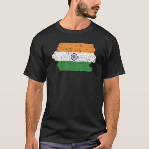 Indien Tag der Republik Hindustani Indische Flagge T-Shirt