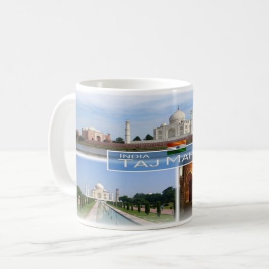 Indien - Taj Mahal - Kaffeetasse (Vorderseite Links)
