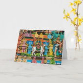 INDIEN, Tamil Nadu, Chennai: Kapaleeshwarar Karte (Gelbe Blume)