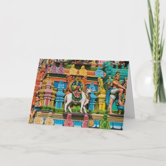 INDIEN, Tamil Nadu, Chennai: Kapaleeshwarar Karte (Vorderseite)