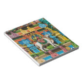 INDIEN, Tamil Nadu, Chennai: Kapaleeshwarar Notizblock (angewinkelt)