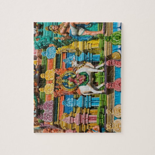 INDIEN, Tamil Nadu, Chennai: Kapaleeshwarar Puzzle (Vertikal)