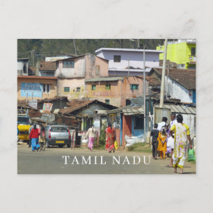 Indien Tamil Nadu Dorfhäuser Postcard Postkarte
