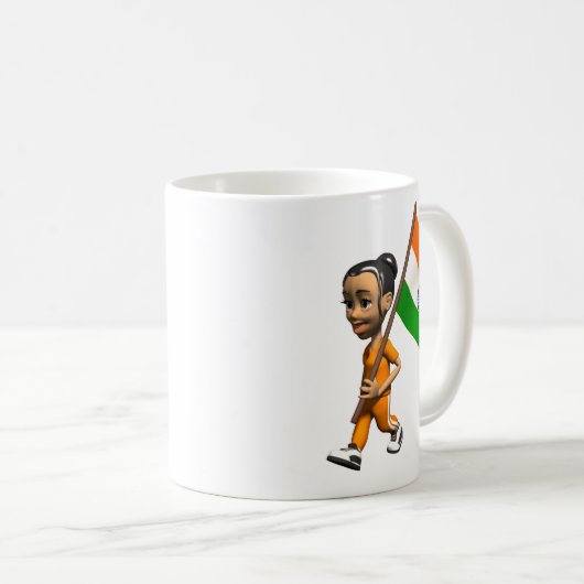 Indien-Tasse Kaffeetasse (VorderseiteRechts)