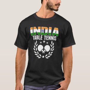 Indien Tischtennis Indischer Ping Pong Anhänger T-Shirt