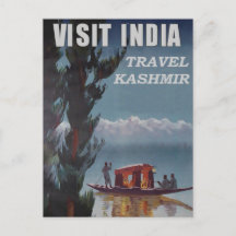 Indien Travel Postcard