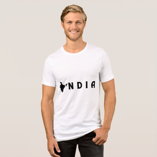 INDIEN Tri-Blend SHIRT (Vorderseite voll)