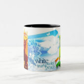 Indien-Unabhängigkeits-TagesTasse Zweifarbige Tasse (Mittel)