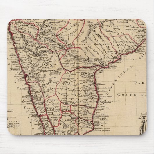 Indien und Bangladesch Mousepad (Vorne)