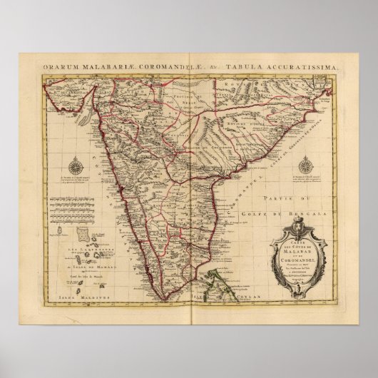 Indien und Bangladesch Poster (Vorne)