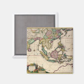 Indien und Ceylon nach Australien Magnet (Vorderseite/Rückseite)