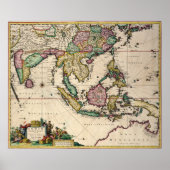 Indien und Ceylon nach Australien Poster (Vorne)