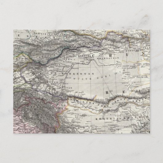 Indien und China Postkarte (Vorderseite)