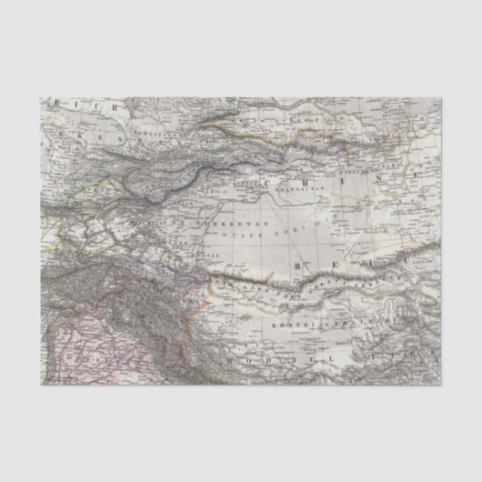 Indien und China Seidenpapier (Vorderseite)