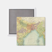 Indien und Farther Indien politisch Magnet (Vorderseite/Rückseite)