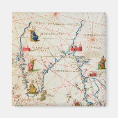 Indien und Malaysia Magnet (Vorne)