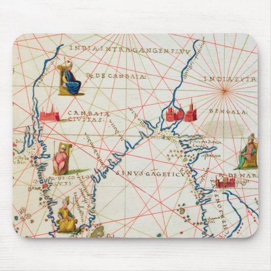 Indien und Malaysia Mousepad (Vorne)