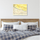 Indien und Nepal Leinwanddruck (Insitu (Schlafzimmer))