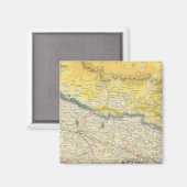 Indien und Nepal Magnet (Vorderseite/Rückseite)