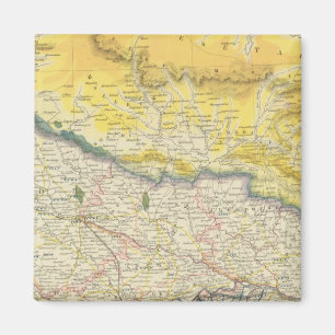 Indien und Nepal Magnet