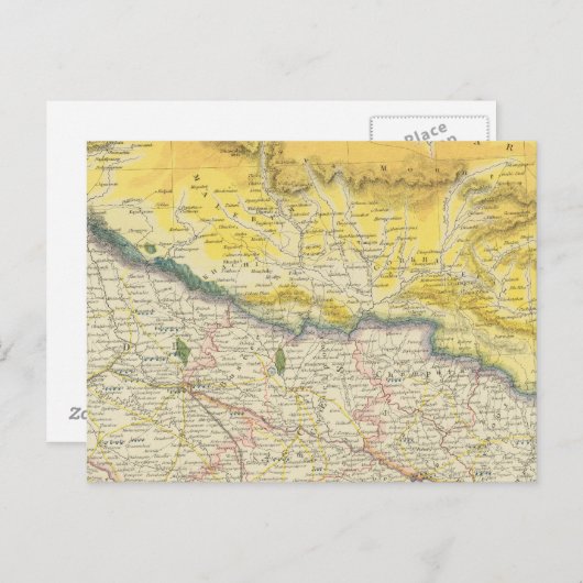 Indien und Nepal Postkarte (Vorne/Hinten)