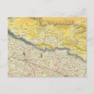 Indien und Nepal Postkarte