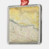 Indien und Nepal Silbernes Ornament (Links)