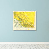 Indien und Pakistan Leinwanddruck (Insitu (Holzboden))