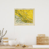 Indien und Pakistan Poster (Küche)