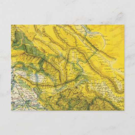 Indien und Pakistan Postkarte (Vorderseite)