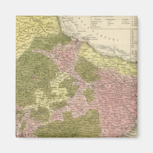 Indien und Sri Lanka Magnet