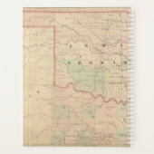 Indien und Texas, Nordwestteil Planer (Rückseite)