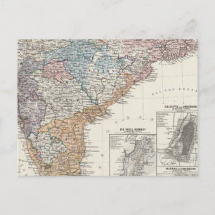 Indien und Zentralasien Postkarte