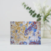 Indien - uralte Hauswand Postkarte (Stehend Vorderseite)