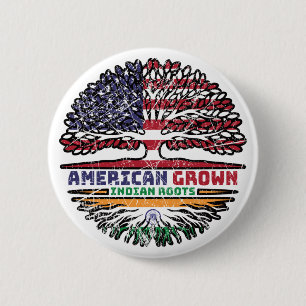 Indien USA USA USA Staaten Tree Button