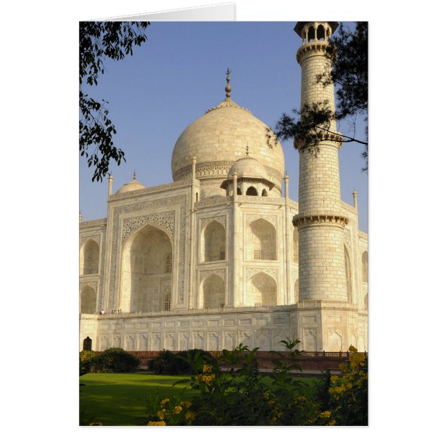 Indien, Uttar Pradesh, Agra. Der Taj (Vorne)