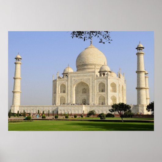 Indien, Uttar Pradesh, Agra. Der Taj 7 Poster (Vorne)