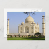 Indien, Uttar Pradesh, Agra. Der Taj 7 Postkarte (Vorne/Hinten)